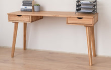 Lade das Bild in den Galerie-Viewer, Savona Massivholz Eichentisch Schreibtisch 2.0 Kiefer Massivholz
