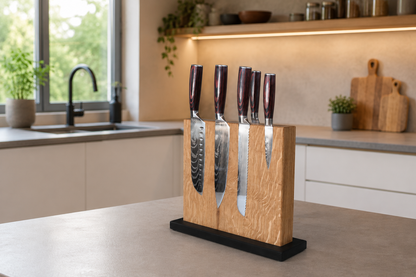 Magnetischer Messerblock aus Holz – Starker Magnet & Modernes Küchen-Design