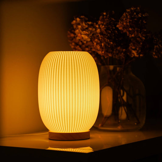 Boa LED Design-Tischlampe – Bauchige Form & Warmlicht Moonou GbR