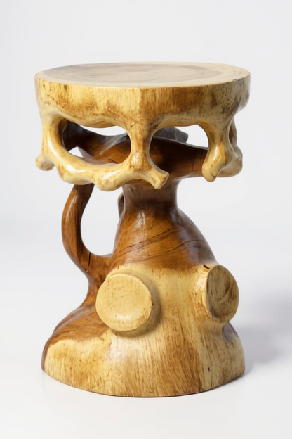 Saman Bonsai – Handgefertigter Samanholz Hocker & Ablagetisch