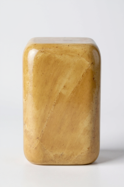 Holzhocker - Beistelltisch Couchtisch - Handgefertigter Hocker aus massivem Suarholz- 50x30x40 cm FaHome