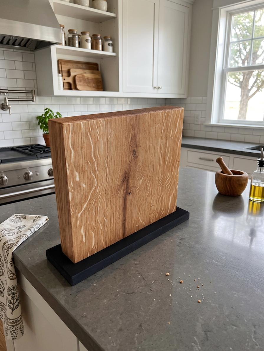 Magnetischer Messerblock aus Holz – Starker Magnet & Modernes Küchen-Design