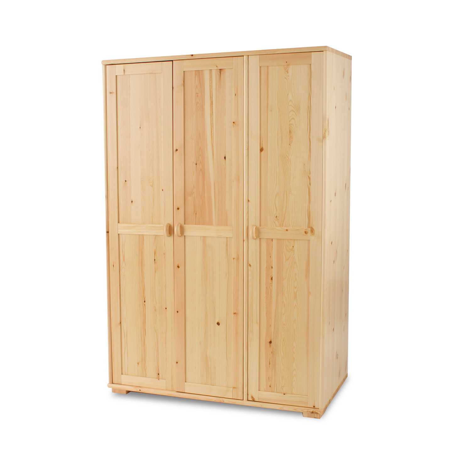 Vanessa Kleiderschrank | 3-Türig | 100% Bio Kiefer Massivholz Kiefer Massivholz