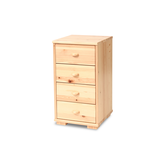 Vanessa Schubladen Kommode Sideboard | 4-Schubladen | 100% Bio Kiefer Massivholz Kiefer Massivholz