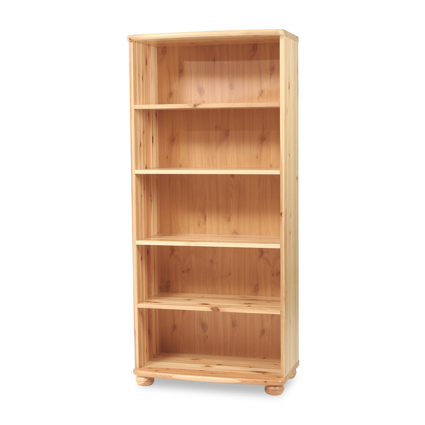 Claudia Büroschrank Dielenschrank | mit 5-Regalfächern | 100% Bio Kiefer Massivholz Kiefer Massivholz