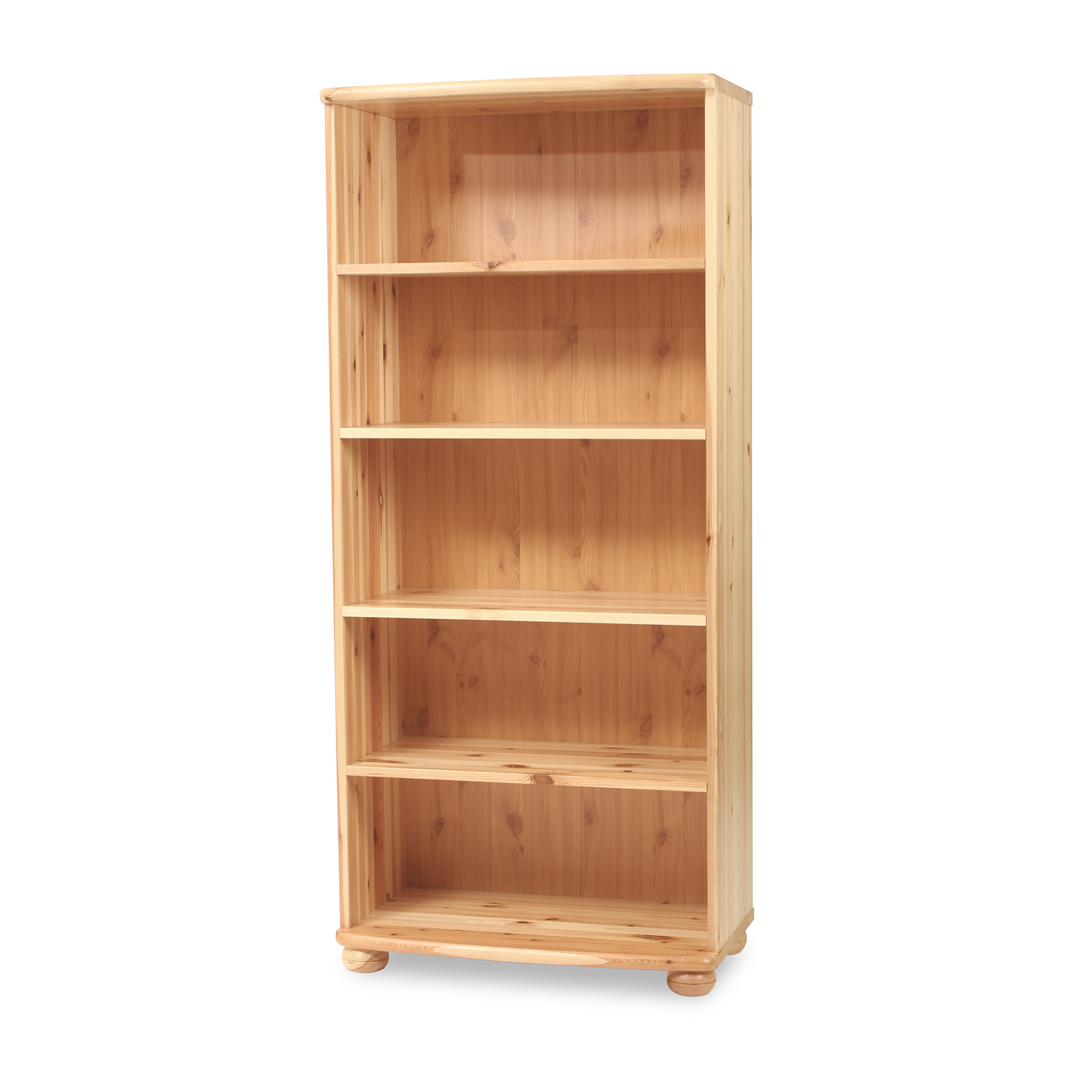 Claudia Büroschrank Dielenschrank | mit 5-Regalfächern | 100% Bio Kiefer Massivholz Kiefer Massivholz