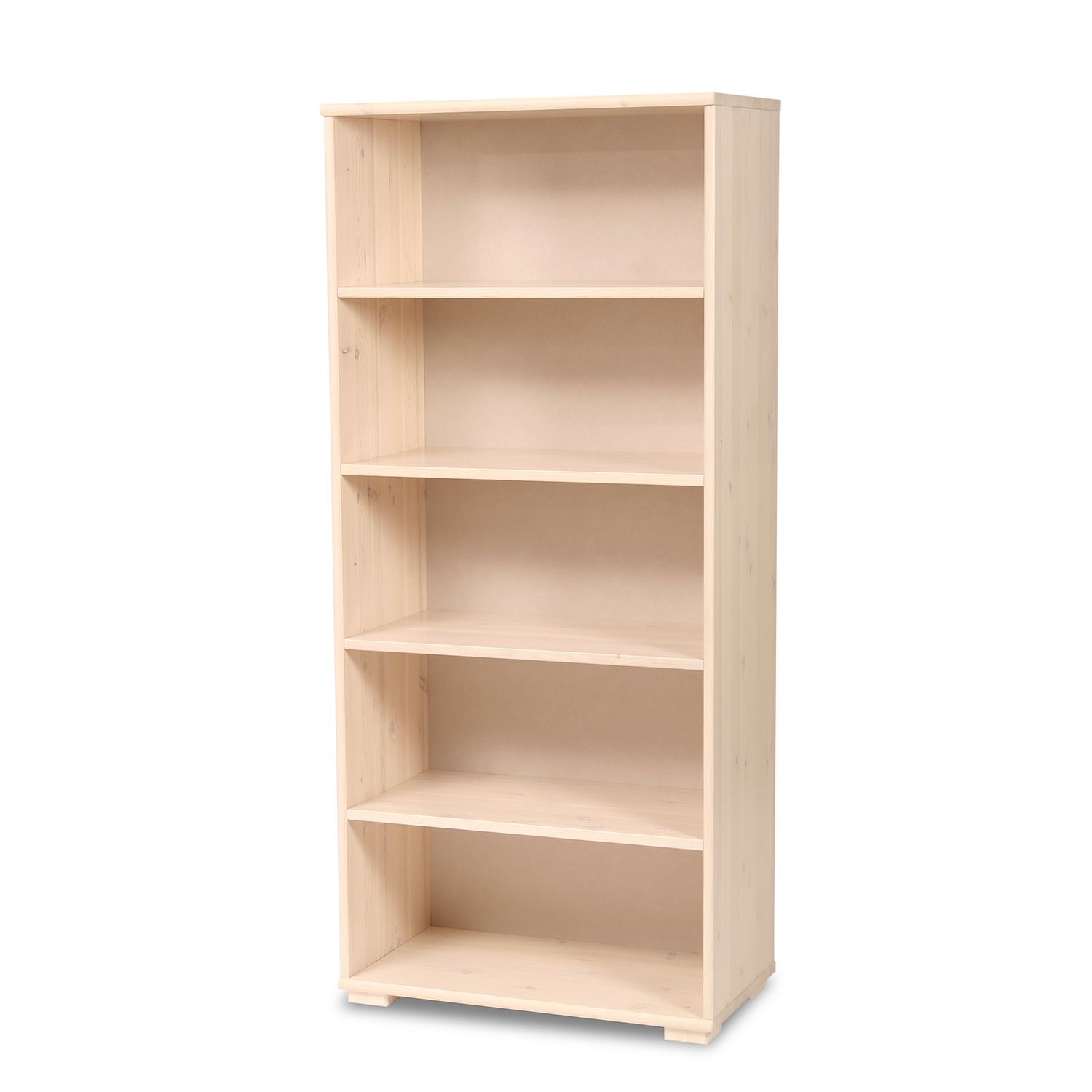 Vanessa Büroschrank Dielenschrank | mit 5-Regalfächern | 100% Bio Kiefer Massivholz Kiefer Massivholz