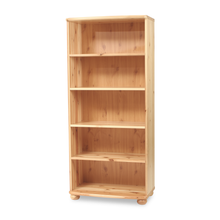 Lade das Bild in den Galerie-Viewer, Claudia Büroschrank Dielenschrank | mit 5-Regalfächern | 100% Bio Kiefer Massivholz Kiefer Massivholz
