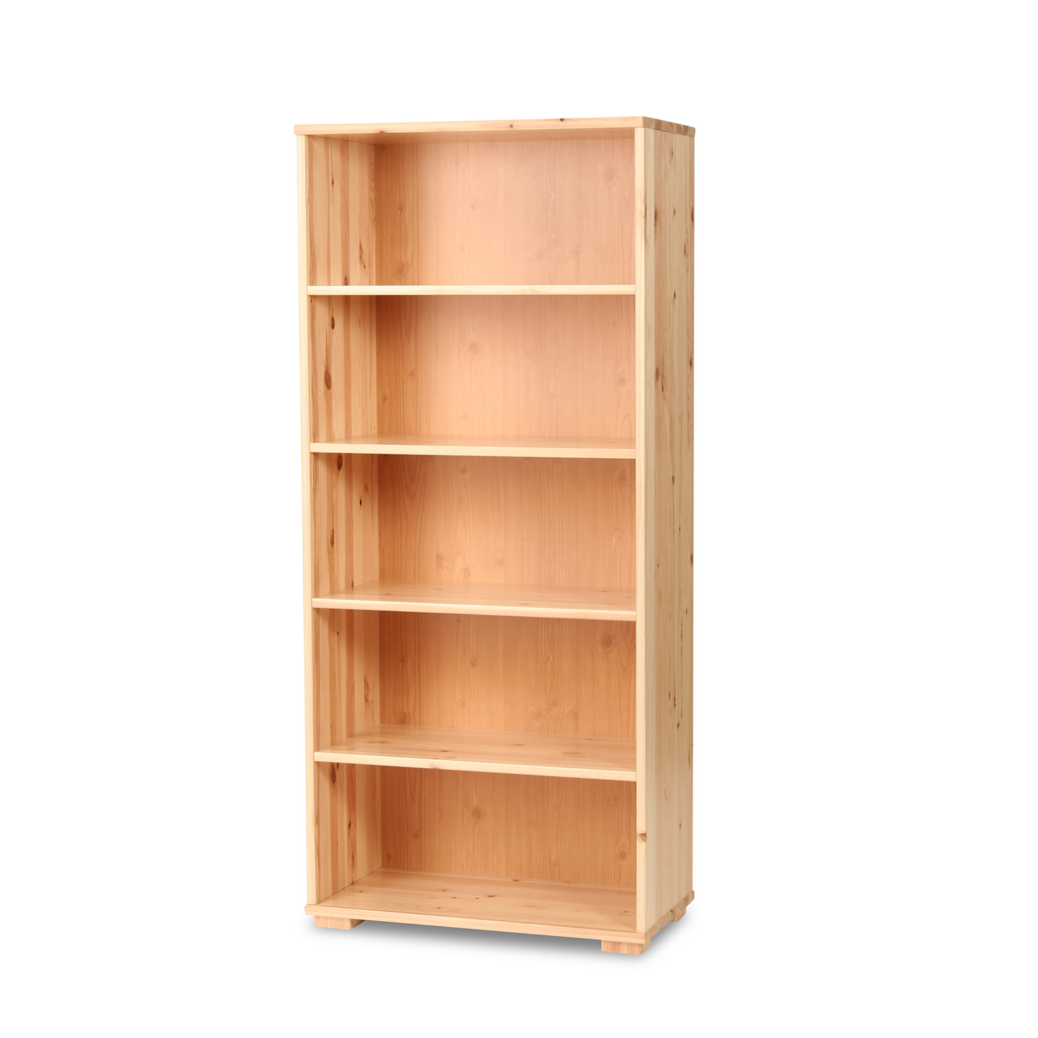 Vanessa Büroschrank Dielenschrank | mit 5-Regalfächern | 100% Bio Kiefer Massivholz Kiefer Massivholz