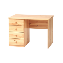 Lade das Bild in den Galerie-Viewer, Marcus Schreibtisch 92/110er | 4-Schubladen | 100% Bio Kiefer Massivholz

