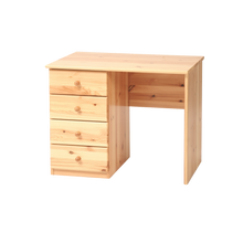 Lade das Bild in den Galerie-Viewer, Marcus Schreibtisch 92/110er | 4-Schubladen | 100% Bio Kiefer Massivholz
