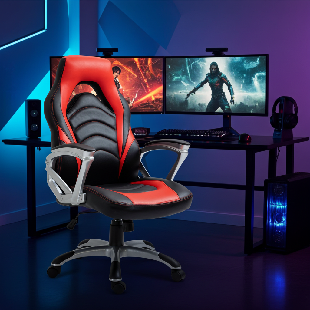 Foxton SportLine Kunstleder-Bürostuhl – Dynamisch, komfortabel & ergonomisch LinkeHomeStore