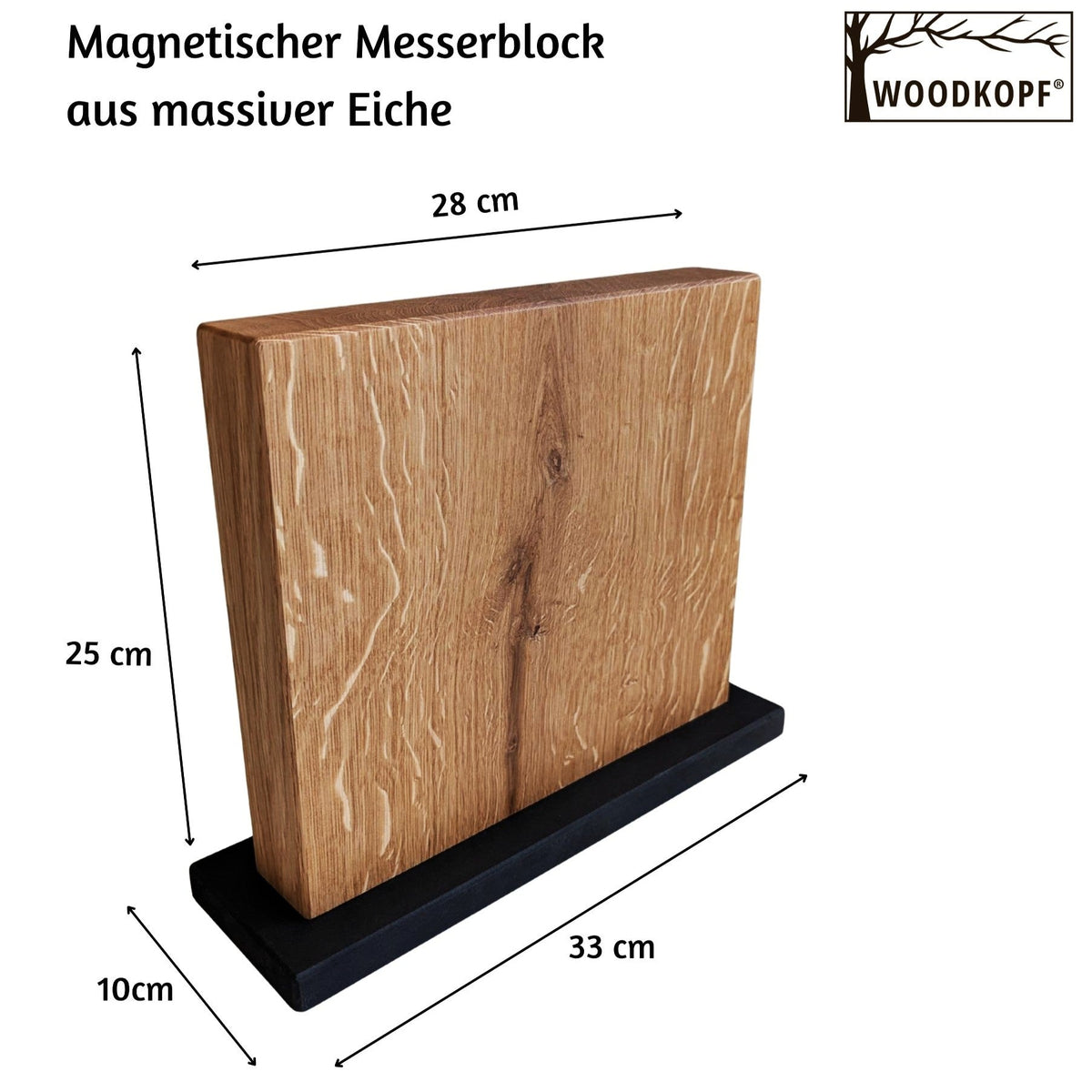 Magnetischer Messerblock aus Holz – Starker Magnet & Modernes Küchen-Design