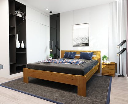 Markus Kieferbett | Massivholz | Naturholz | 100% Bio-Bett Kiefer Massivholz
