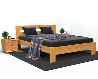 Markus Kieferbett | Massivholz | Naturholz | 100% Bio-Bett Kiefer Massivholz