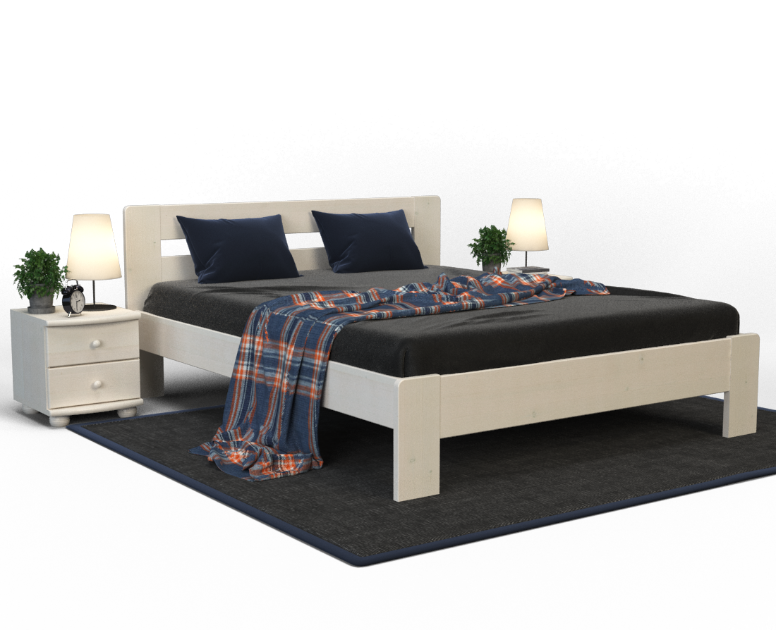 Markus Kieferbett | Massivholz | Naturholz | 100% Bio-Bett Kiefer Massivholz