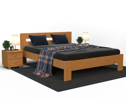 Markus Kieferbett | Massivholz | Naturholz | 100% Bio-Bett Kiefer Massivholz
