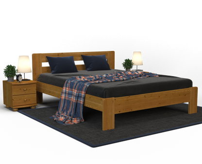 Markus Kieferbett | Massivholz | Naturholz | 100% Bio-Bett Kiefer Massivholz