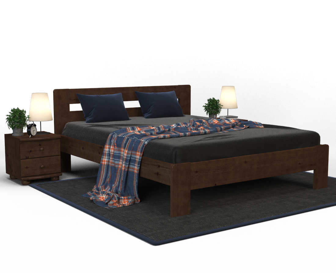 Markus Kieferbett | Massivholz | Naturholz | 100% Bio-Bett Kiefer Massivholz