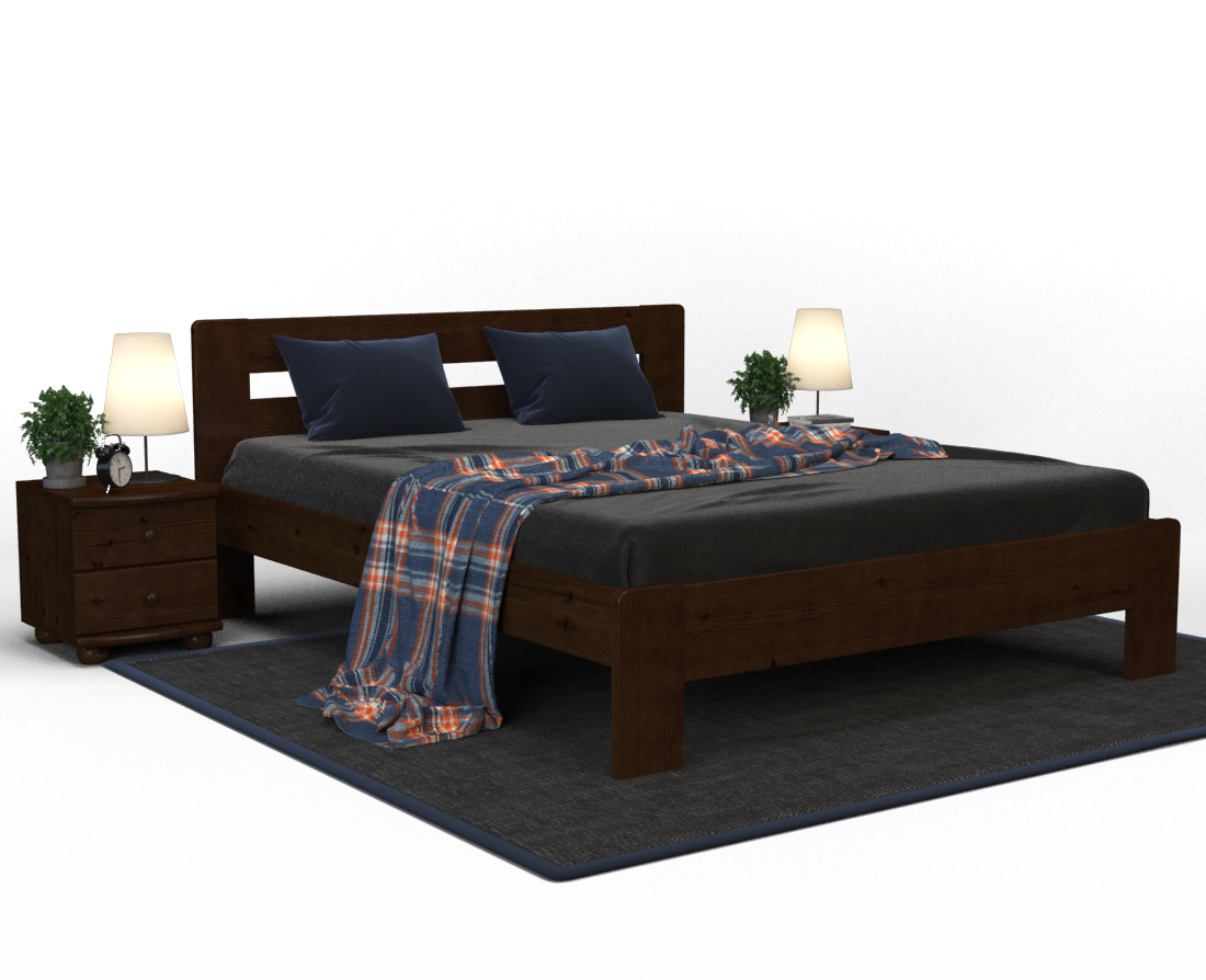 Markus Kieferbett | Massivholz | Naturholz | 100% Bio-Bett Kiefer Massivholz