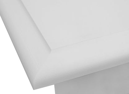 Bologna Elegante Massivholz Kiefer 5 Schubladen Kommode | Farbe weiß Kiefer Massivholz