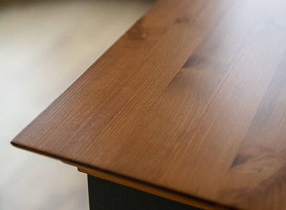 Bologna Elegante Massivholz Kiefer 5 Schubladen Kommode | Farbe Graphit - Eiche