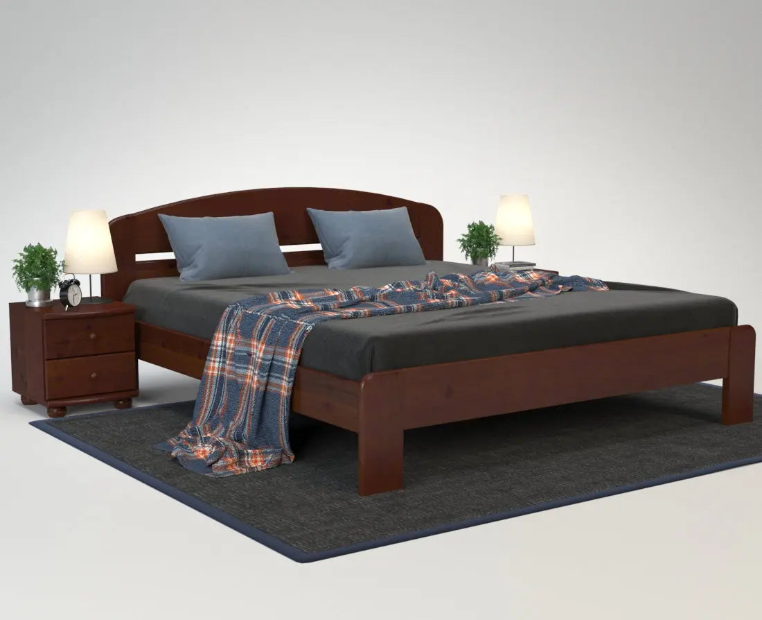 Anika Kieferbett | Massivholz | Naturholz | 100% Bio-Bett Kiefer Massivholz