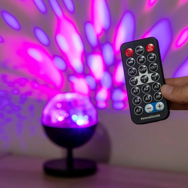 Aufladbarer LED-Projektor - mit Lautsprecher