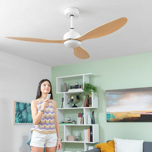 Lade das Bild in den Galerie-Viewer, Deckenventilator -  LED-Licht und 3 ABS-Flügeln
