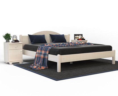 Emilia Kieferbett | Massivholz | Naturholz | 100% Bio-Bett Kiefer Massivholz