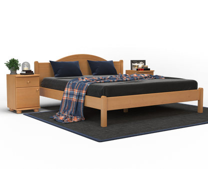 Emilia Kieferbett | Massivholz | Naturholz | 100% Bio-Bett Kiefer Massivholz