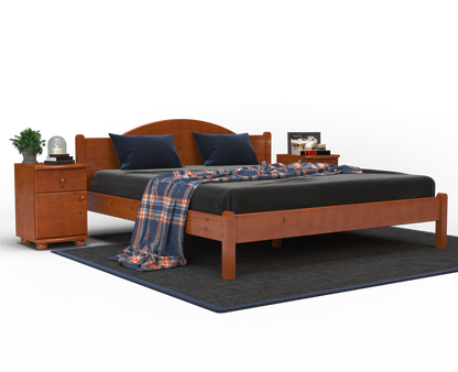 Emilia Kieferbett | Massivholz | Naturholz | 100% Bio-Bett Kiefer Massivholz
