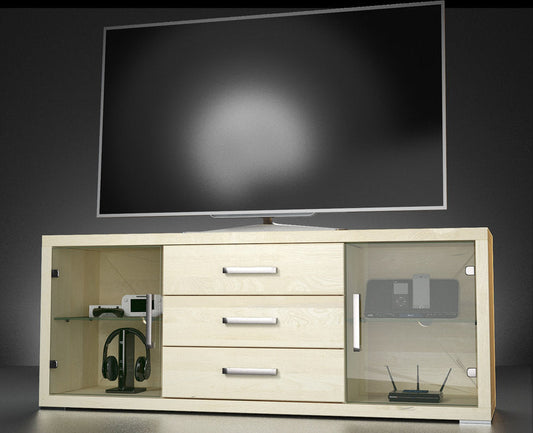 CREATO TV-Sideboard/Longboard Massivholz Kommode Kiefer Massivholz