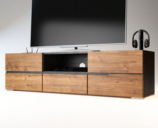 **ARDEA – TV-Sideboard / Longboard aus Birke Kiefer Massivholz