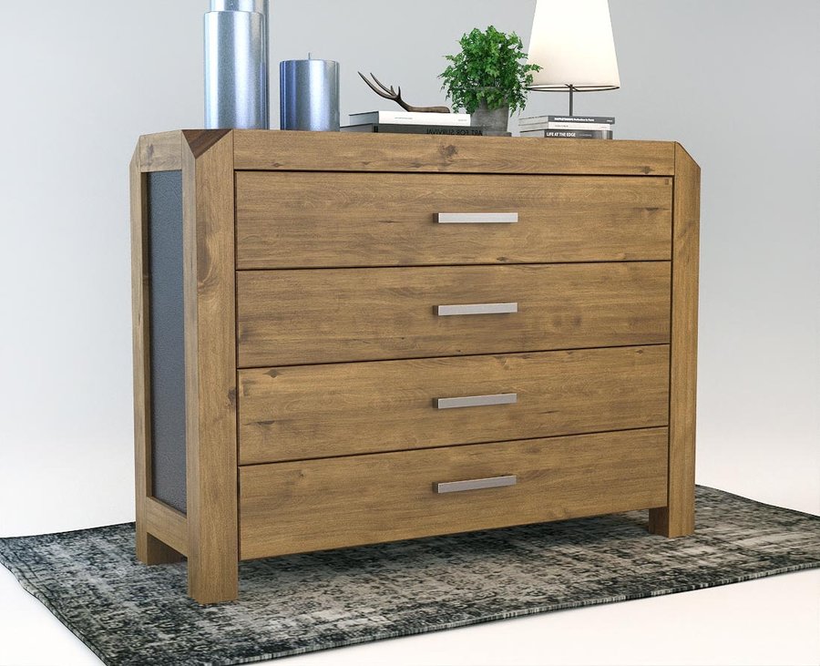 MODENA Schubladen Massivholz Kommode Kiefer Massivholz