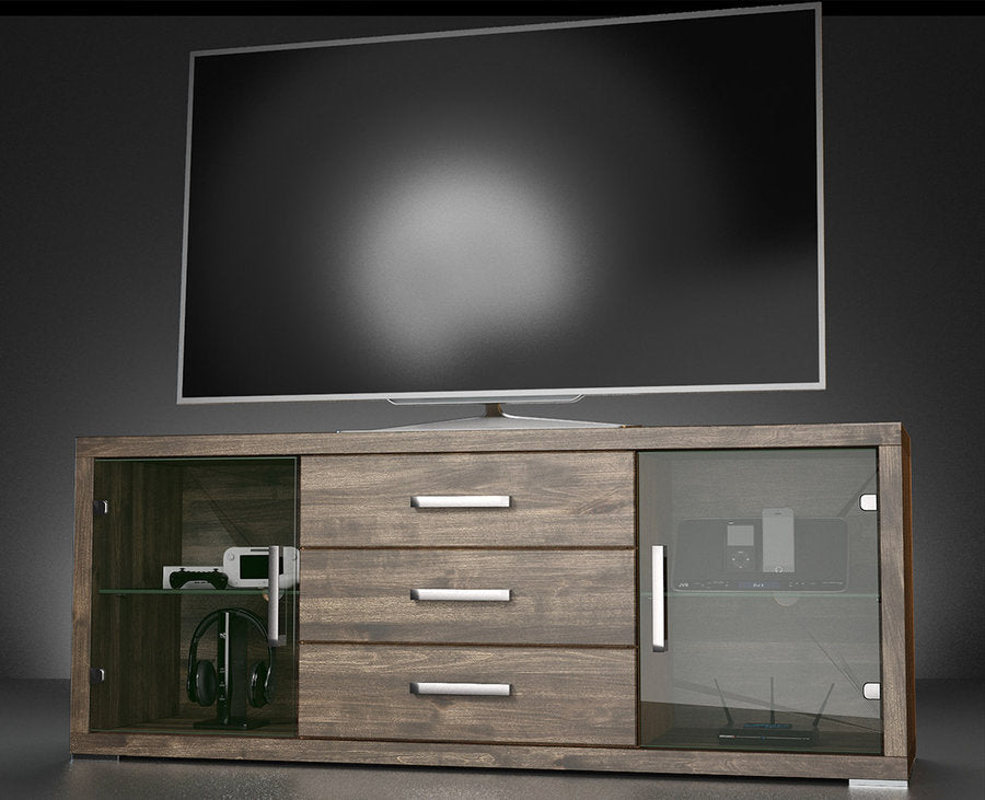 CREATO TV-Sideboard/Longboard Massivholz Kommode Kiefer Massivholz