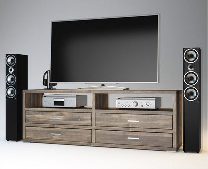 PEDENZA TV-Sideboard/Longboard Massivholz Kommode Kiefer Massivholz
