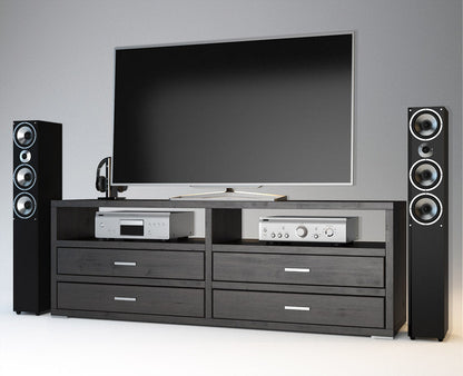 PEDENZA TV-Sideboard/Longboard Massivholz Kommode Kiefer Massivholz