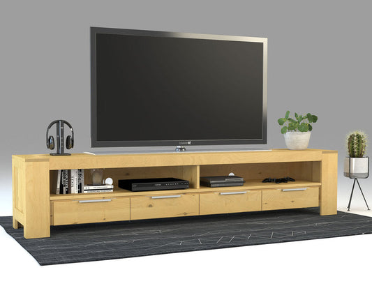 ROBOSTO TV-Sideboard/Longboard Massivholz Kommode Kiefer Massivholz