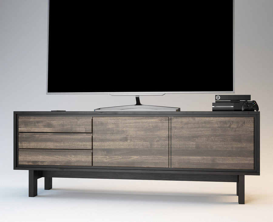 BARCELONA TV-Sideboard/Longboard Massivholz Kommode Kiefer Massivholz