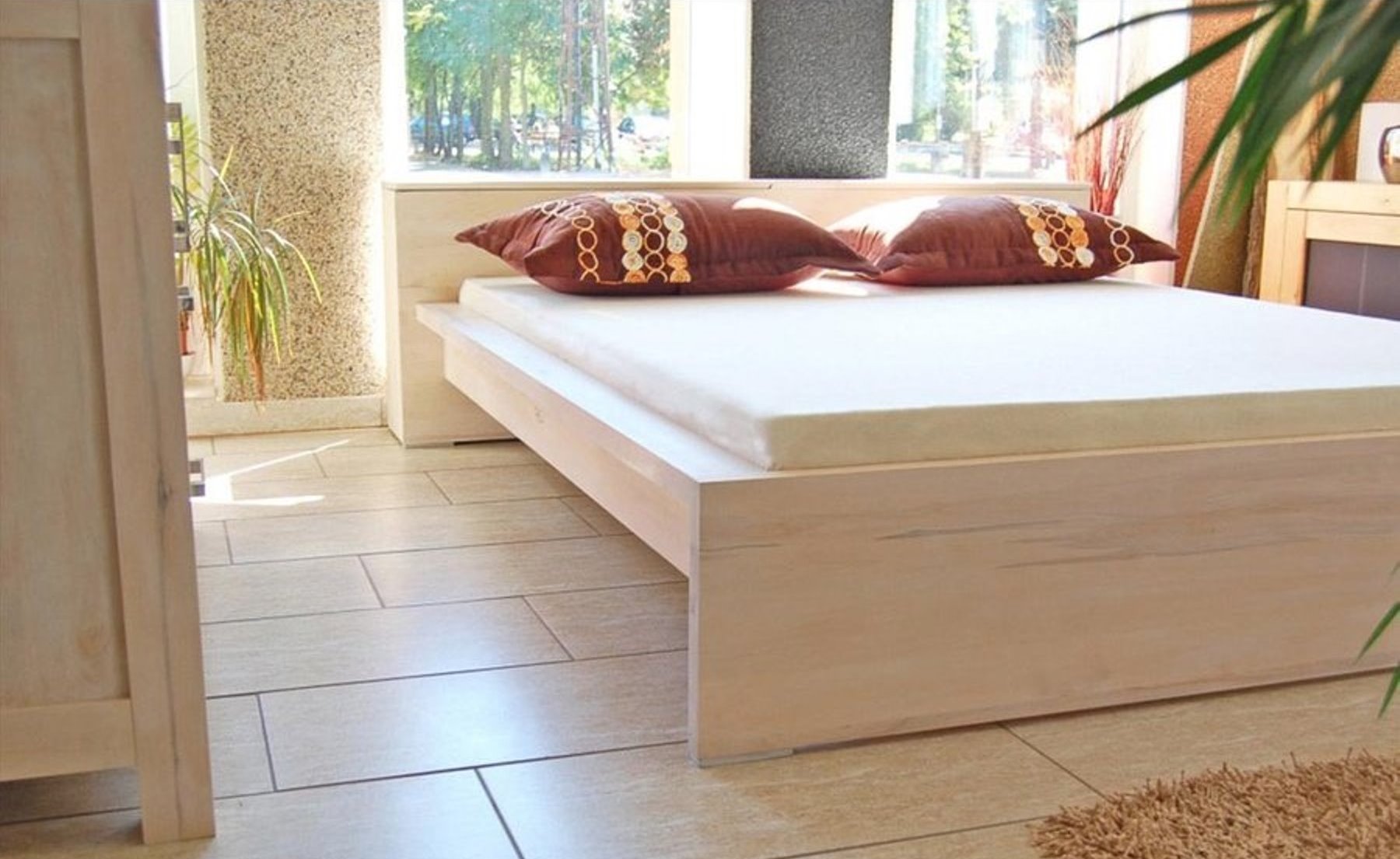 CREATO Massivholzbett mit Bettkasten Kiefer Massivholz