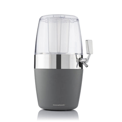 FrostFlow Party-Getränkespender mit Doppel-Eistank – 4L Premium Dispenser LinkeHomeStore
