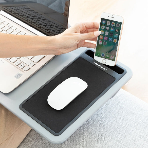 Laptoptisch mit integrierten Kissen - für ein komfortables Arbeiten. LinkeHomeStore