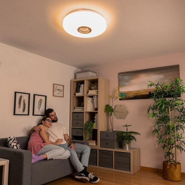Deckenleuchte - LED-Lampe mit Lautsprecher