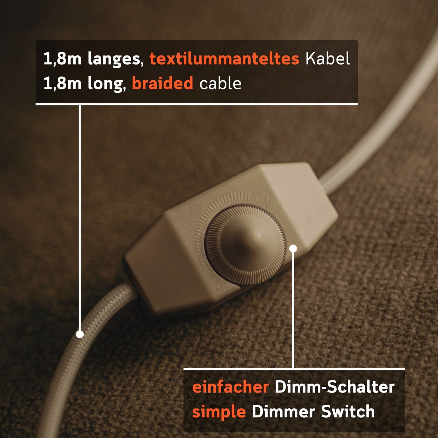 Cora LED Design-Tischlampe – 3D-Druck & Eichenholz Moonou GbR