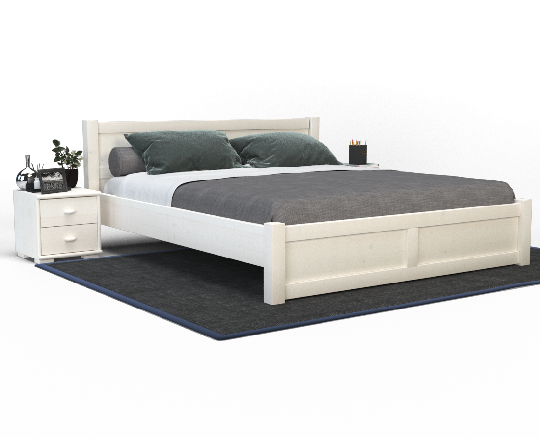 Vanessa Kieferbett | Massivholz | Naturholz | 100% Bio-Bett Kiefer Massivholz