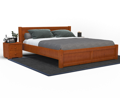 Vanessa Kieferbett | Massivholz | Naturholz | 100% Bio-Bett Kiefer Massivholz