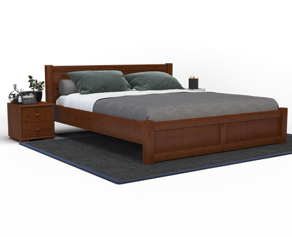 Vanessa Kieferbett | Massivholz | Naturholz | 100% Bio-Bett Kiefer Massivholz