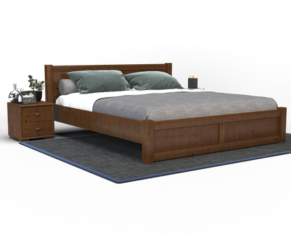 Vanessa Kieferbett | Massivholz | Naturholz | 100% Bio-Bett Kiefer Massivholz