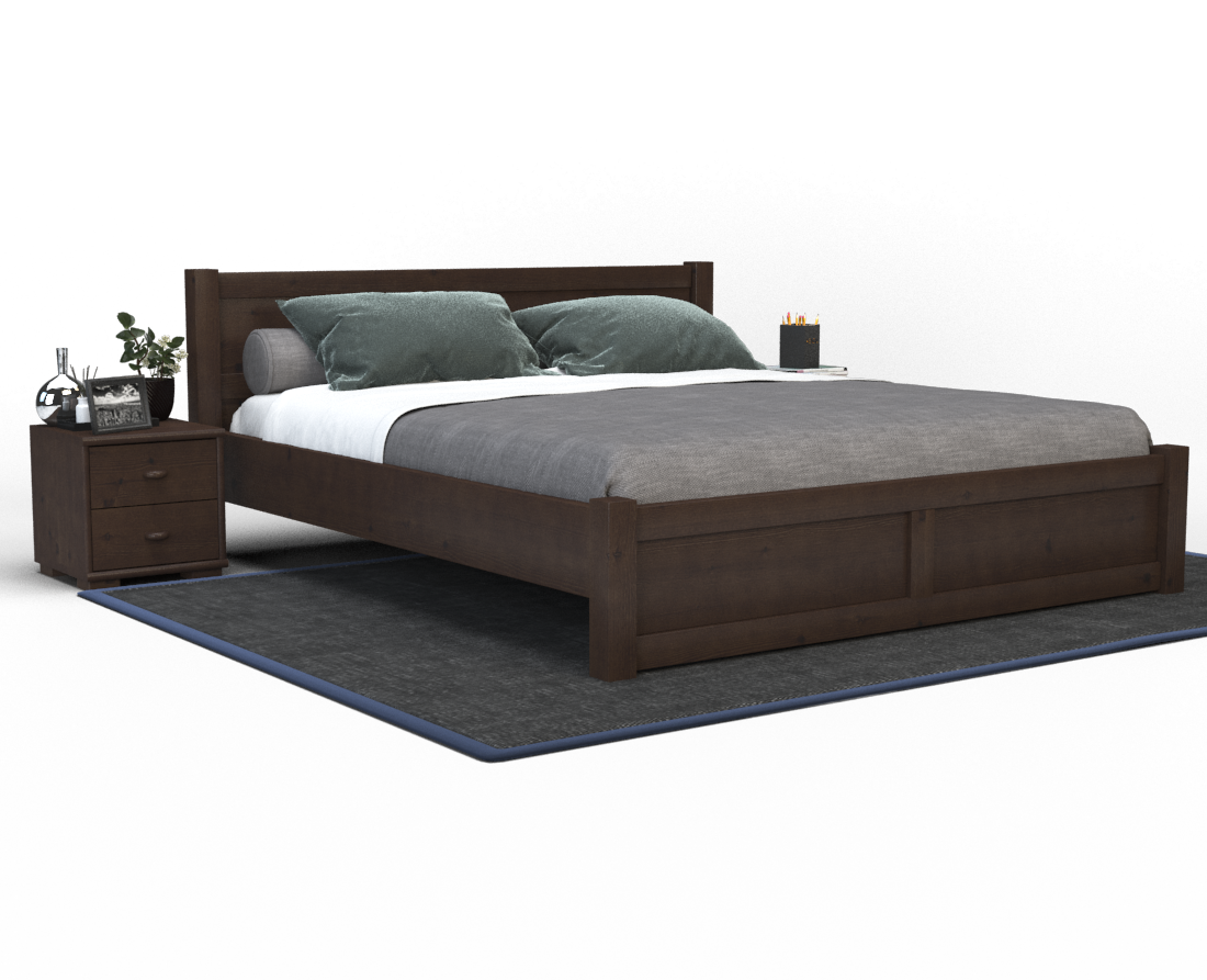 Vanessa Kieferbett | Massivholz | Naturholz | 100% Bio-Bett Kiefer Massivholz